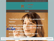 Tablet Screenshot of maricarmencamacho.com